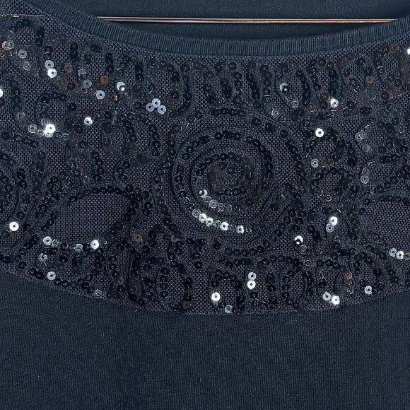 Dolce Cabo Black Sweater size Medium - Picture 3 of 5